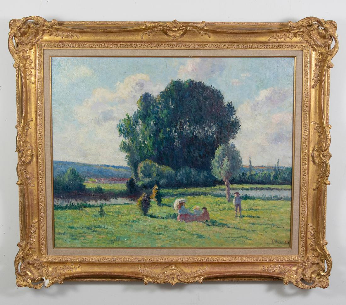 1908 Oil on Canvas by Maximilien Luce (1 of 4)