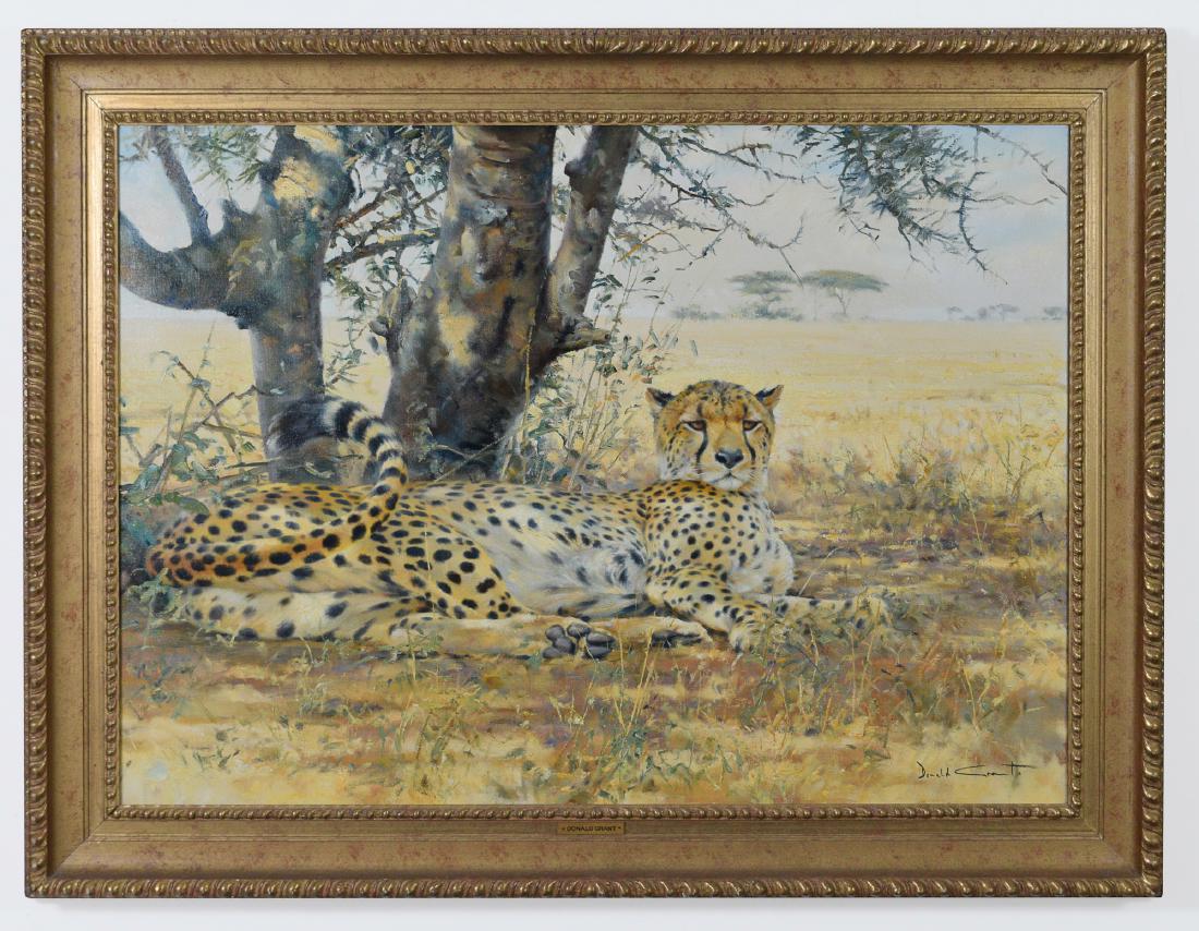 Oil on Canvas of a Cheetah, by Donald Grant (1 of 4)