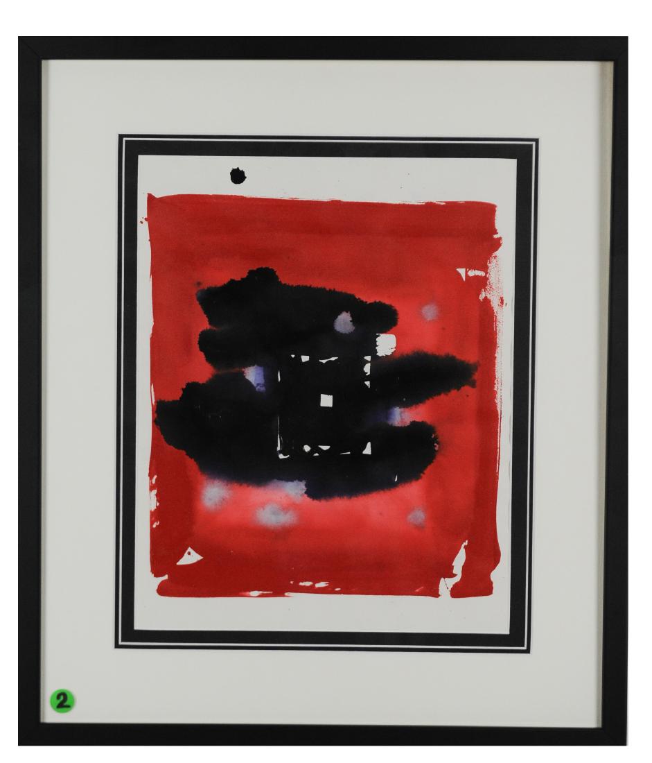 Sam Francis Untitled Abstract, Dated - 1983 (1 of 8)