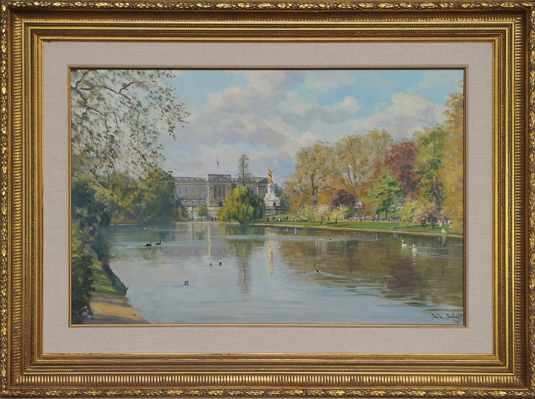 Acrylic on Canvas Buckingham Palace by Julian Barrow (1 of 5)