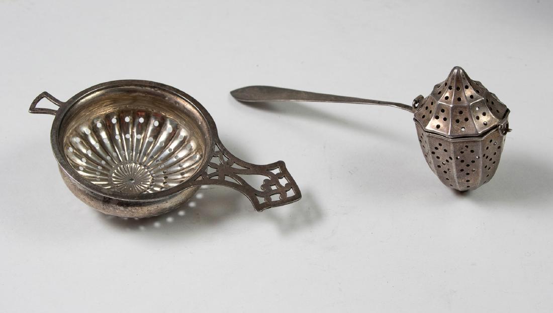 Two Sterling Silver Tea Strainers (1 of 2)