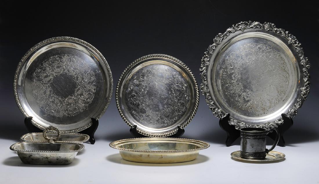 Seven Pieces of American Silver Plate (1 of 6)