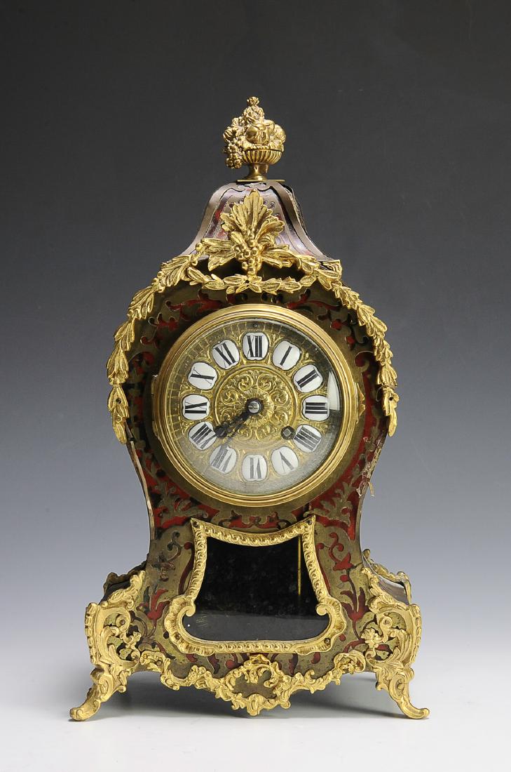 French Boule Tortoise Shell Clock by Japy Freres (1 of 5)