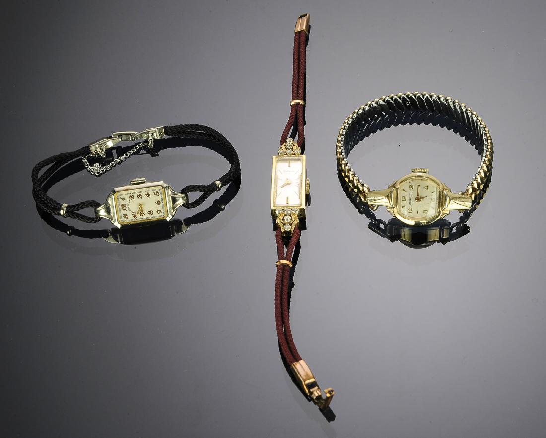 Two 14K Gold Art Deco Ladies Wrist Watches (3) (1 of 1)