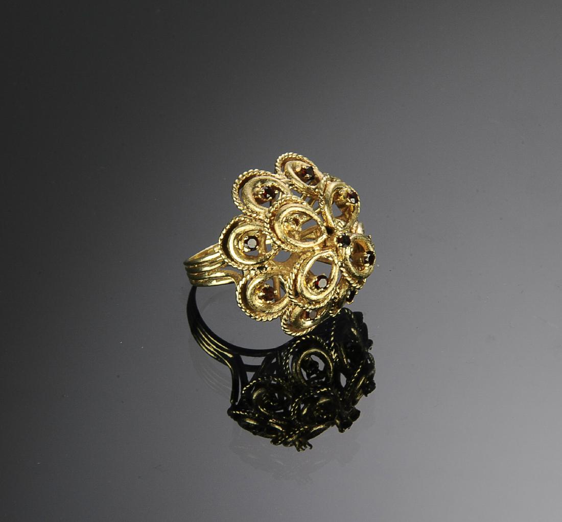 14K Gold & Garnet Victorian Ring (1 of 4)