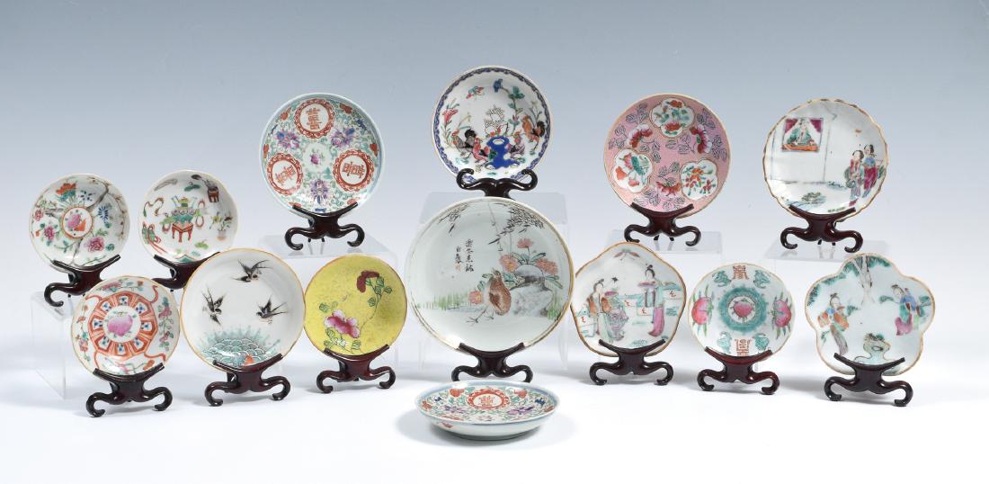 14 Chinese Porcelain Dishes, 19th Century (1 of 6)