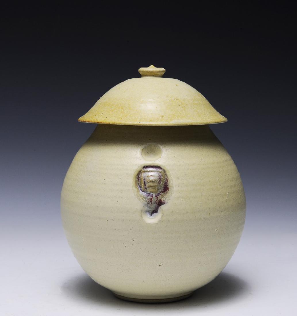 Lidded Ceramic Pot, Korea (1 of 1)