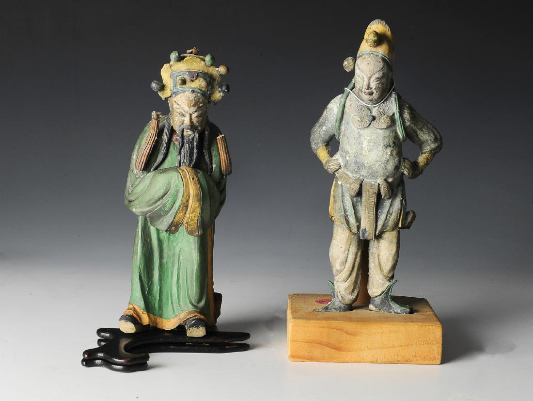 Pair of Chinese Figures - Architectural Elements (1 of 2)