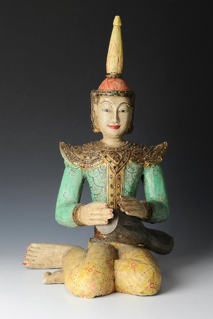 Wooden Drummer Figure (1 of 3)