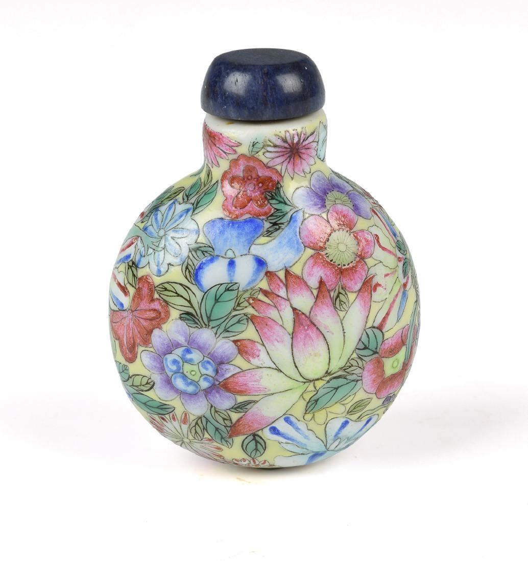 Chinese Millefleur Snuff Bottle, 19th Century (1 of 6)