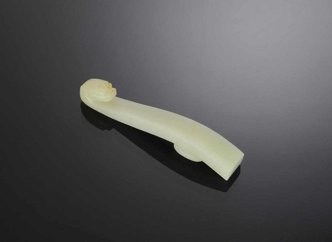 Chinese White Jade Dragon Hook, Ming Dynasty (1 of 5)