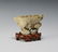 Chinese Chicken Bone Jade Cup w/ Stand, 18th Century