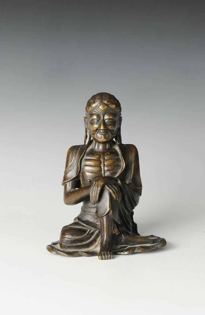 Bronze Luohan Figure, 16th-17th Century (1 of 6)