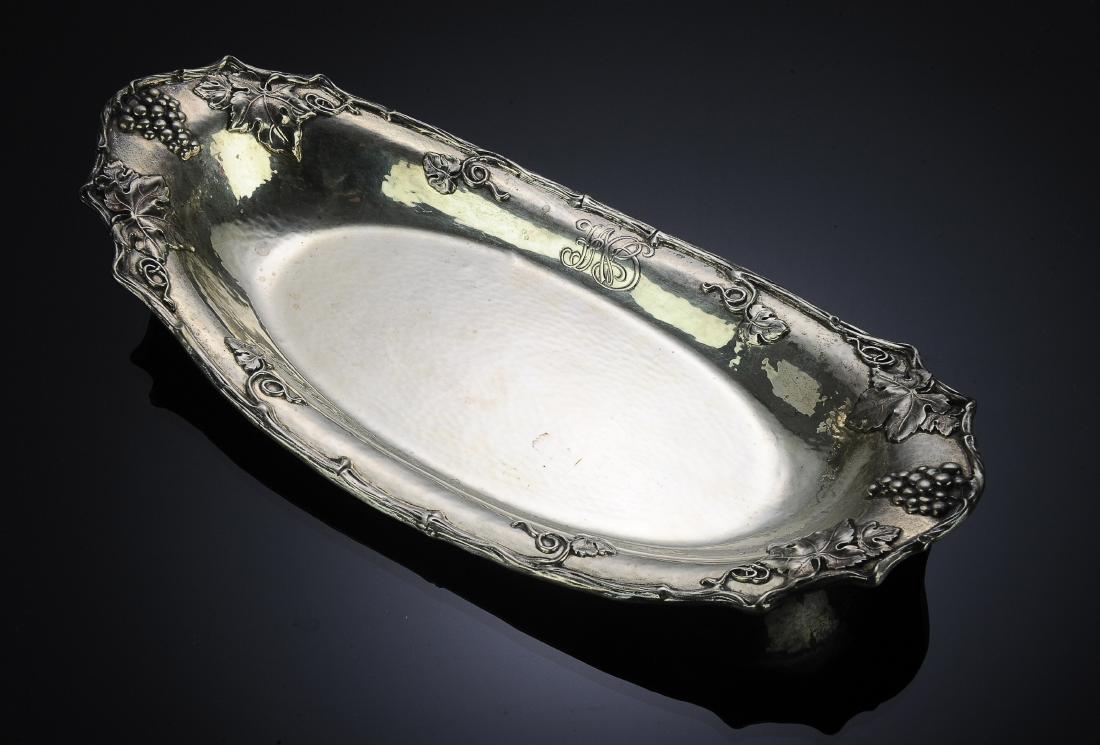 Gorham Sterling Silver Bread Tray Modernic Pattern