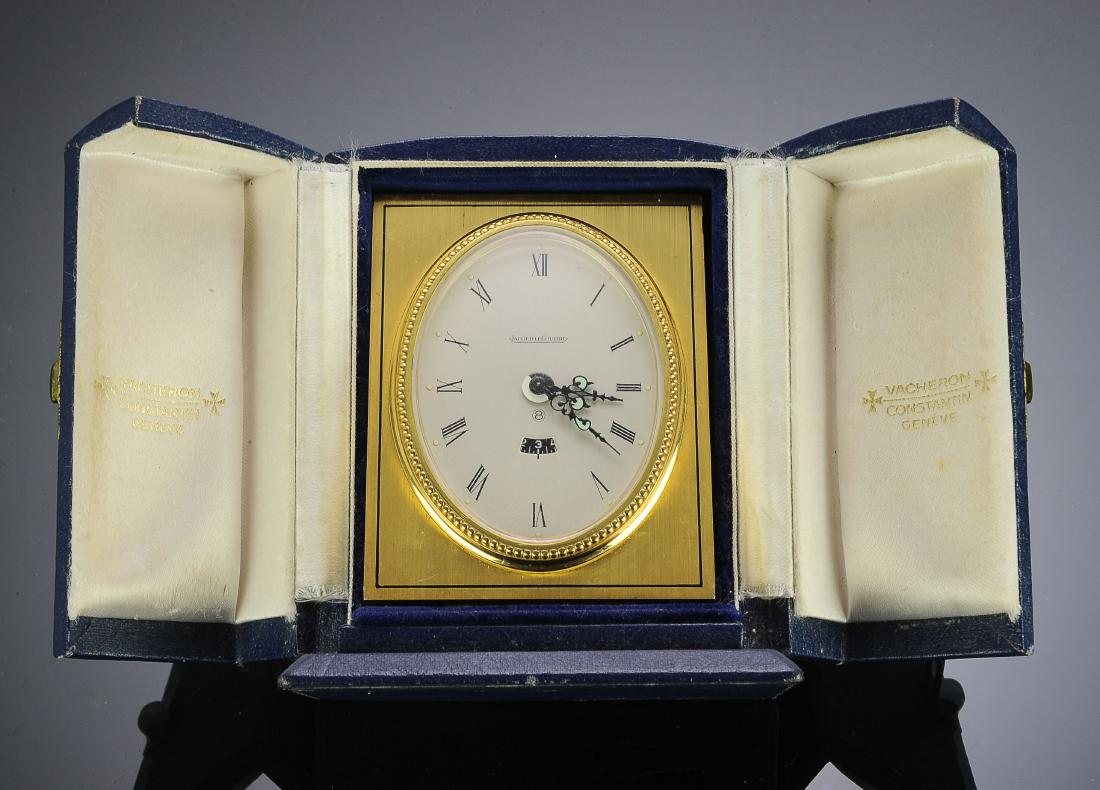 Fine Cased Jaeger-LeCoultre 8 Day Desk Clock (1 of 4)
