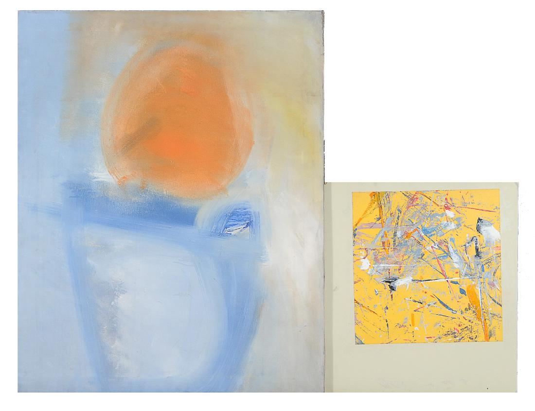 Merton D. Simpson Abstract Oil Paintings (2) (1 of 7)