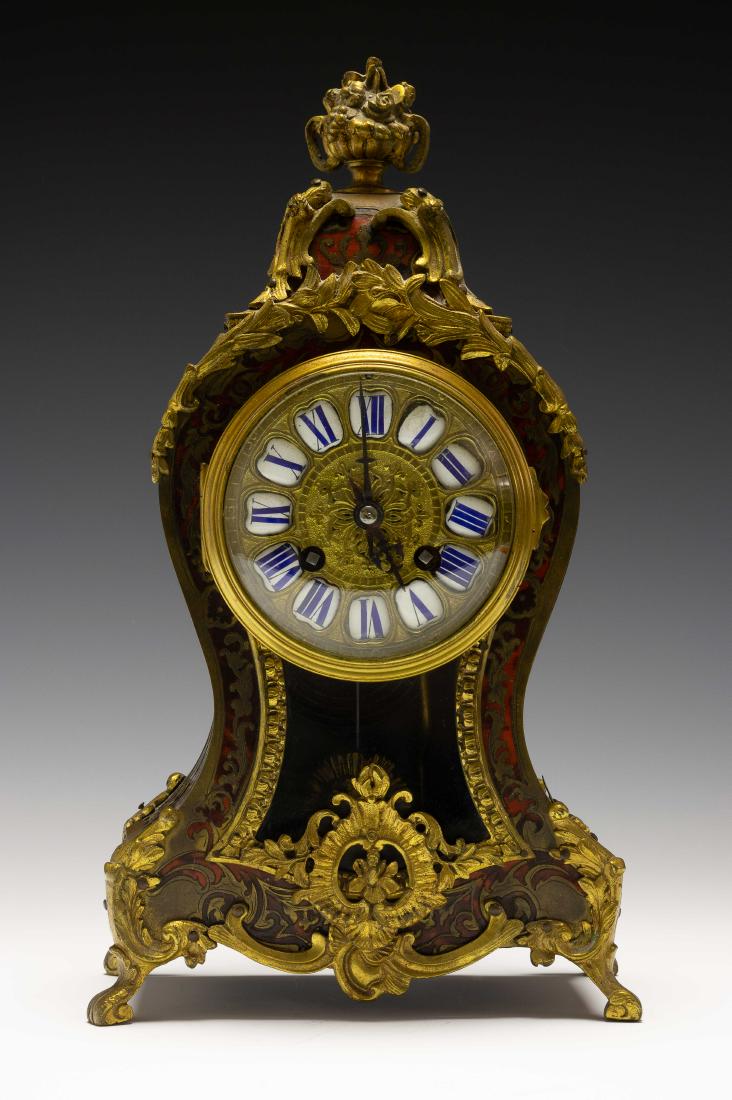 Japy Freres French Boulle Style Mantle Clock (1 of 8)