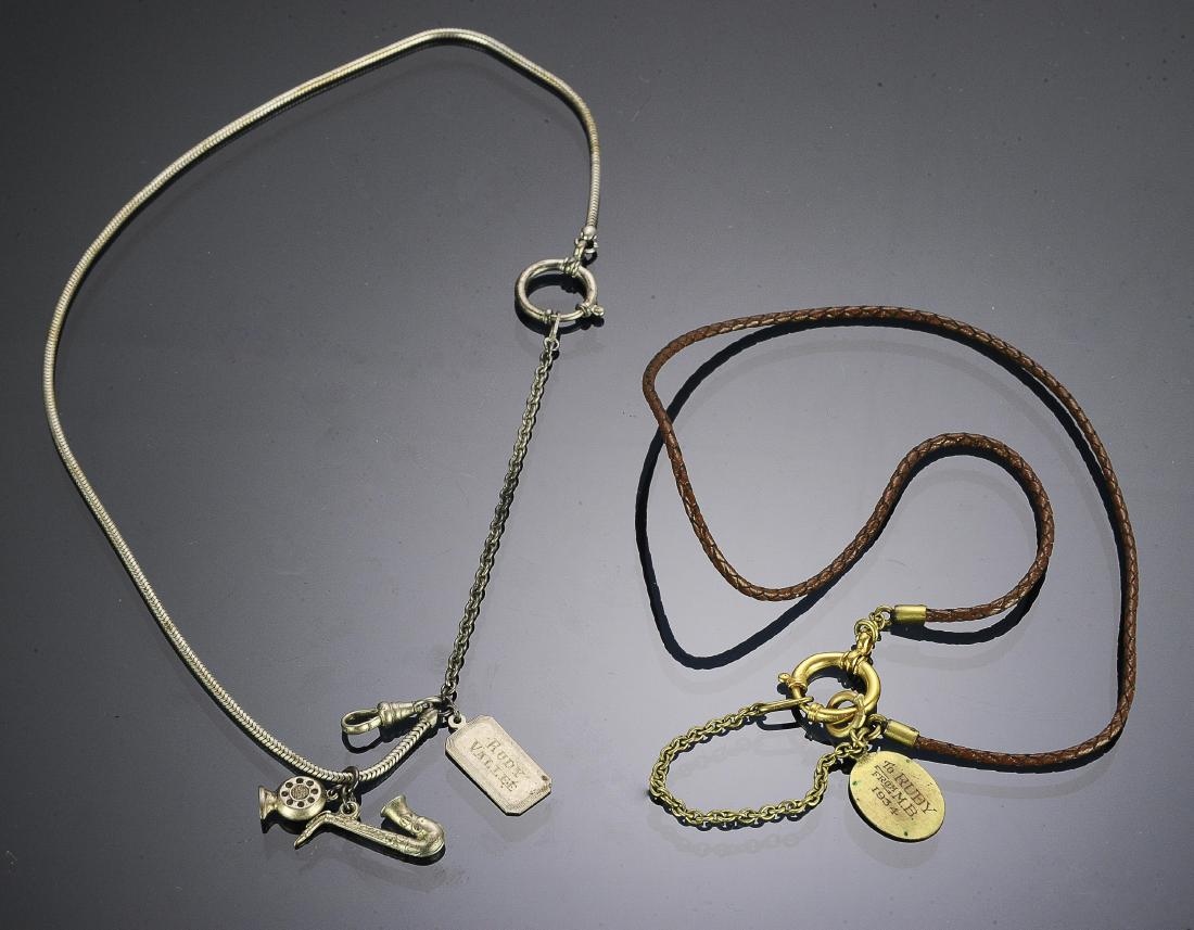 Sterling Watch Chain Owned by Rudy Vallee (2) (1 of 2)