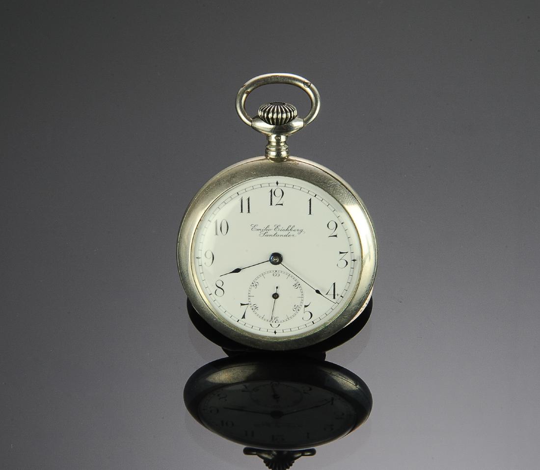 Emilio Eichberg Watch Coin Silver Case (1 of 4)