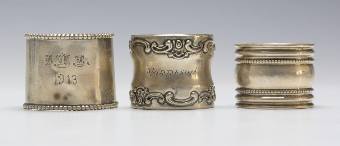 925 Sterling Silver Napkin Rings inc. Gorham (3) (1 of 5)