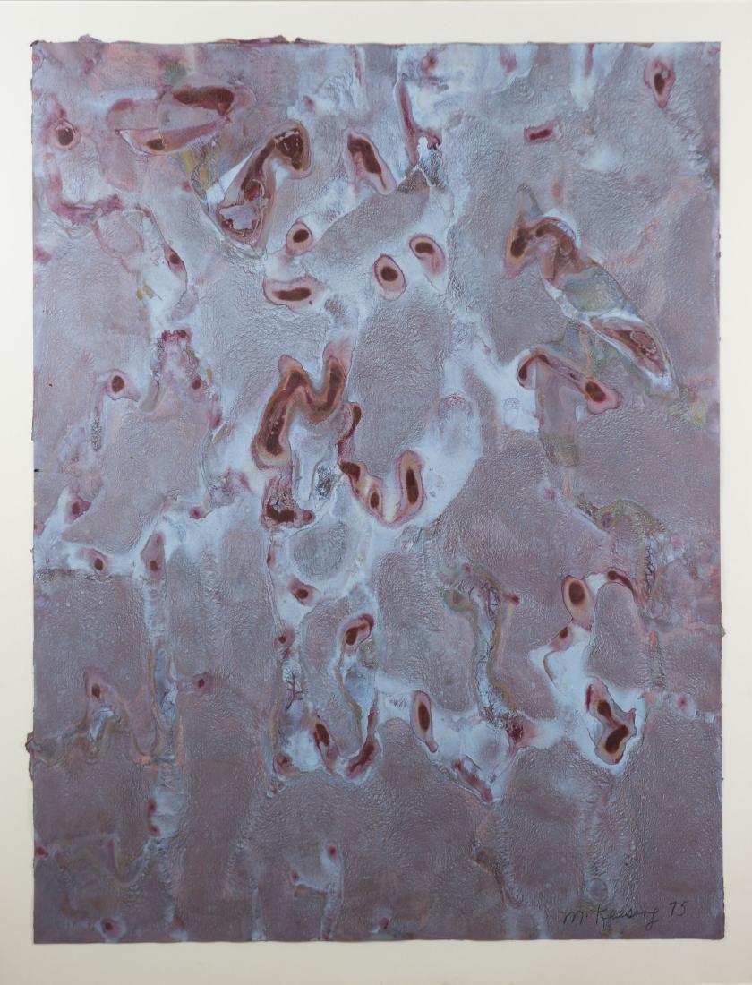 Abstract Acrylic Painting M. Keesing 1975 (1 of 4)