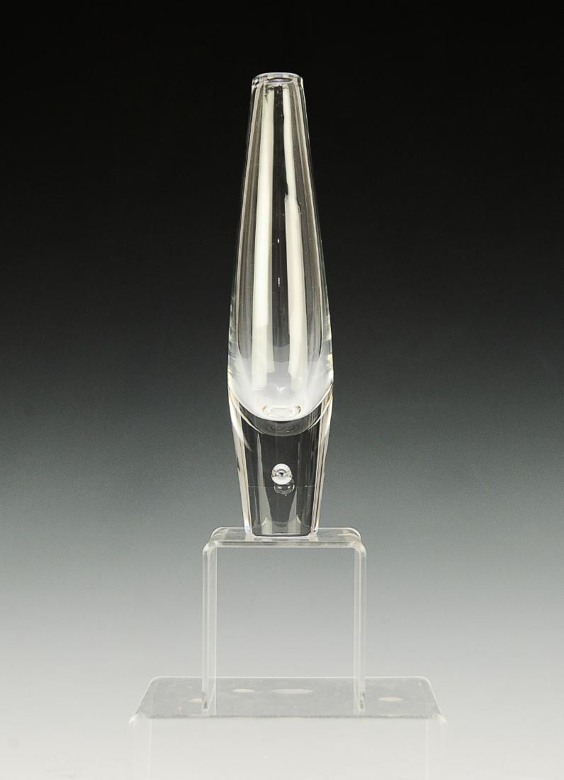 Steuben Teardrop Crystal Vase Signed (1 of 3)