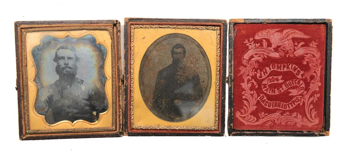 Ambrotype Tintype Civil War Soldiers Sixth Plate (1 of 2)