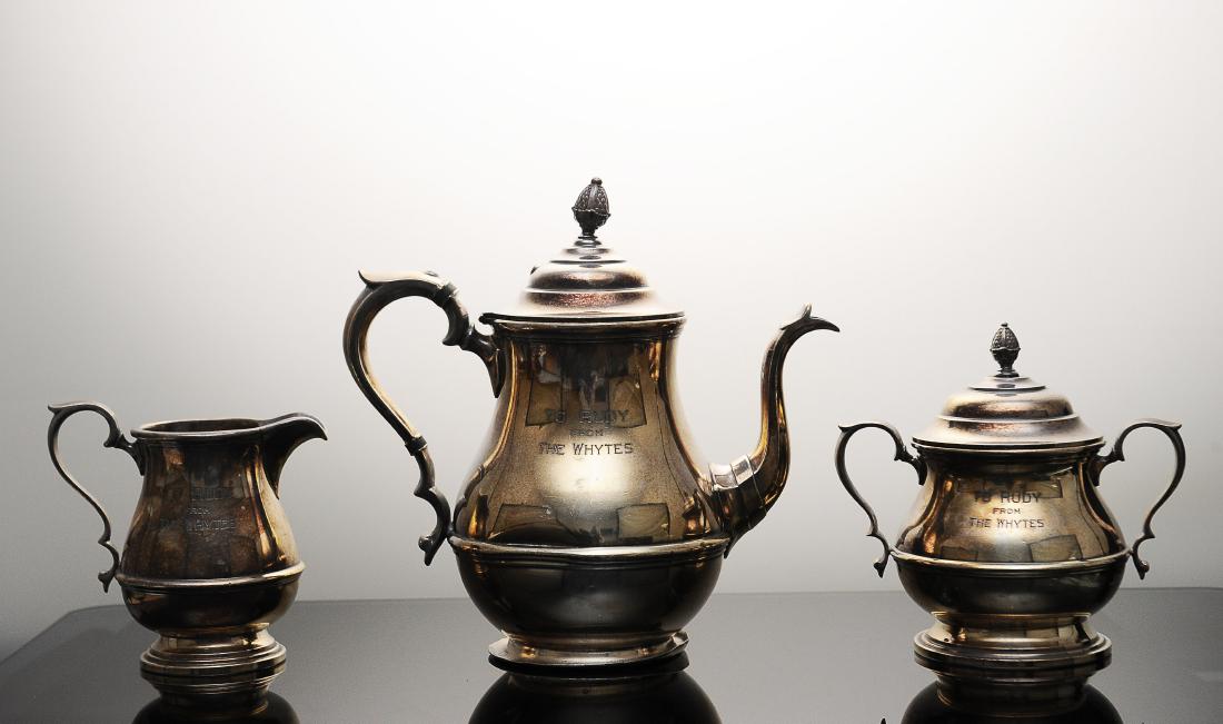 Tea Service Presented to Rudy Vallee (1 of 7)