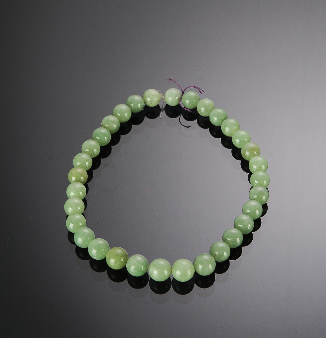 Chinese Jadeite Bracelet, Early 20th Century (1 of 2)