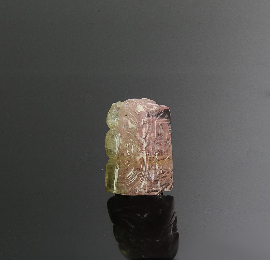 Chinese Tourmaline Carving, 19th Century (1 of 4)