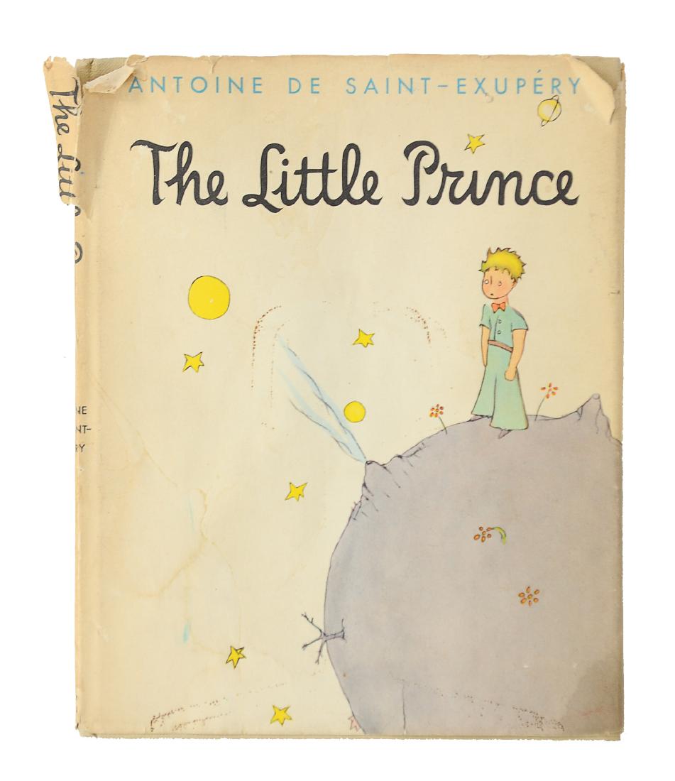 The Little Prince, Early Edition with DJ: The classic children's book by Antoine De Saint-Exupery. Early edition with dust jacket. Book pages are clean with no tears or discoloration. Dust jacket has original price, has some wear, and tears. 