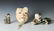 Okina Noh Mask & (3) Japanese Dolls