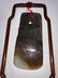 Old Chinese Jade Qing Sounding Stone w/ Stand - 6