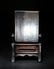 Small Hardwood Screen with Ming Dynasty Jade - 2