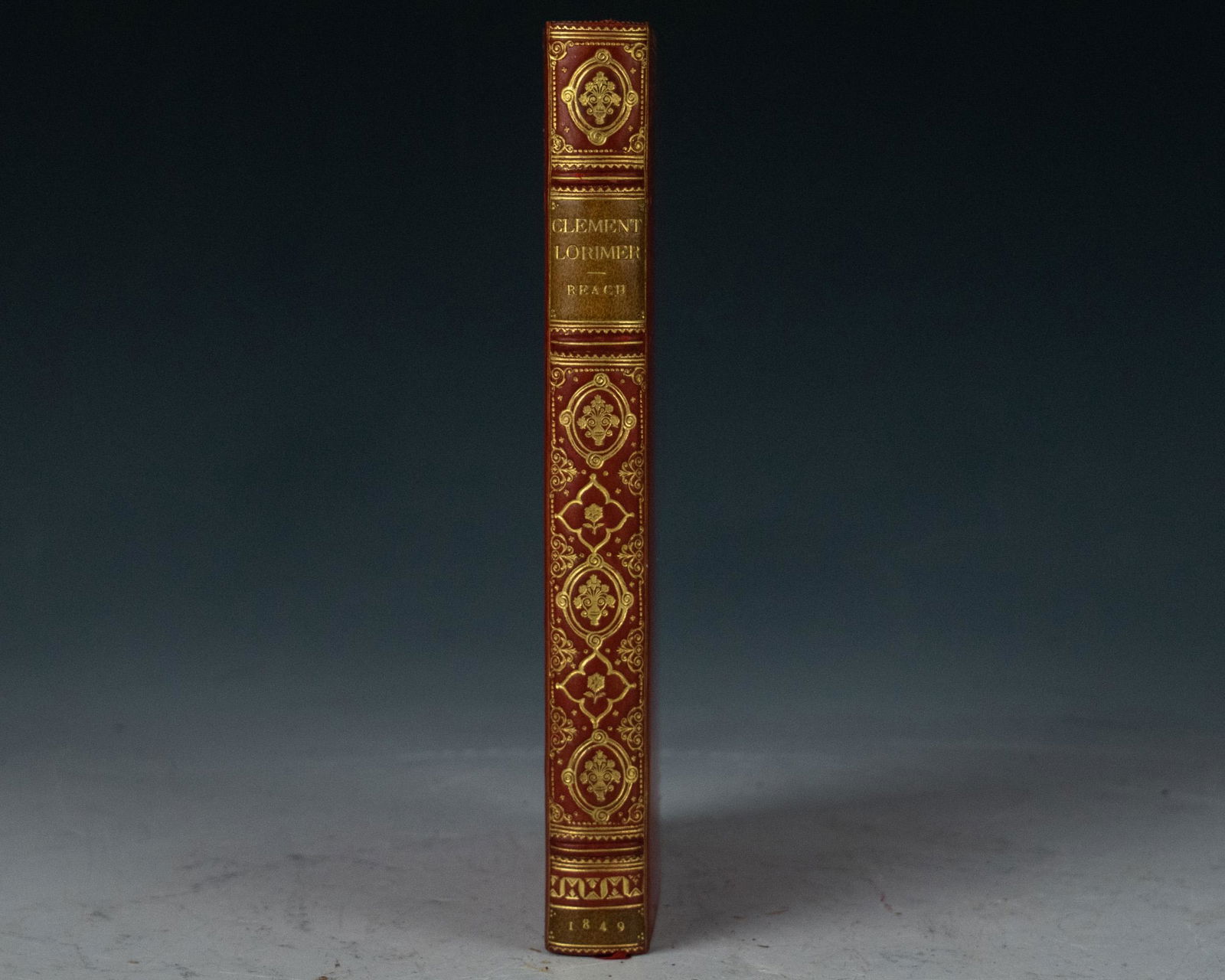 (2) Clement Lorimer, Nearer and Dearer: 1st Eds: (2) 19th century 1st edition books: a) Clement Lorimer; Or, The Book with the Iron Clasps. A Romance by Angus B Reach, illustrated by George Cruikshank, published by David Bogue, London, 1849, 280 pag
