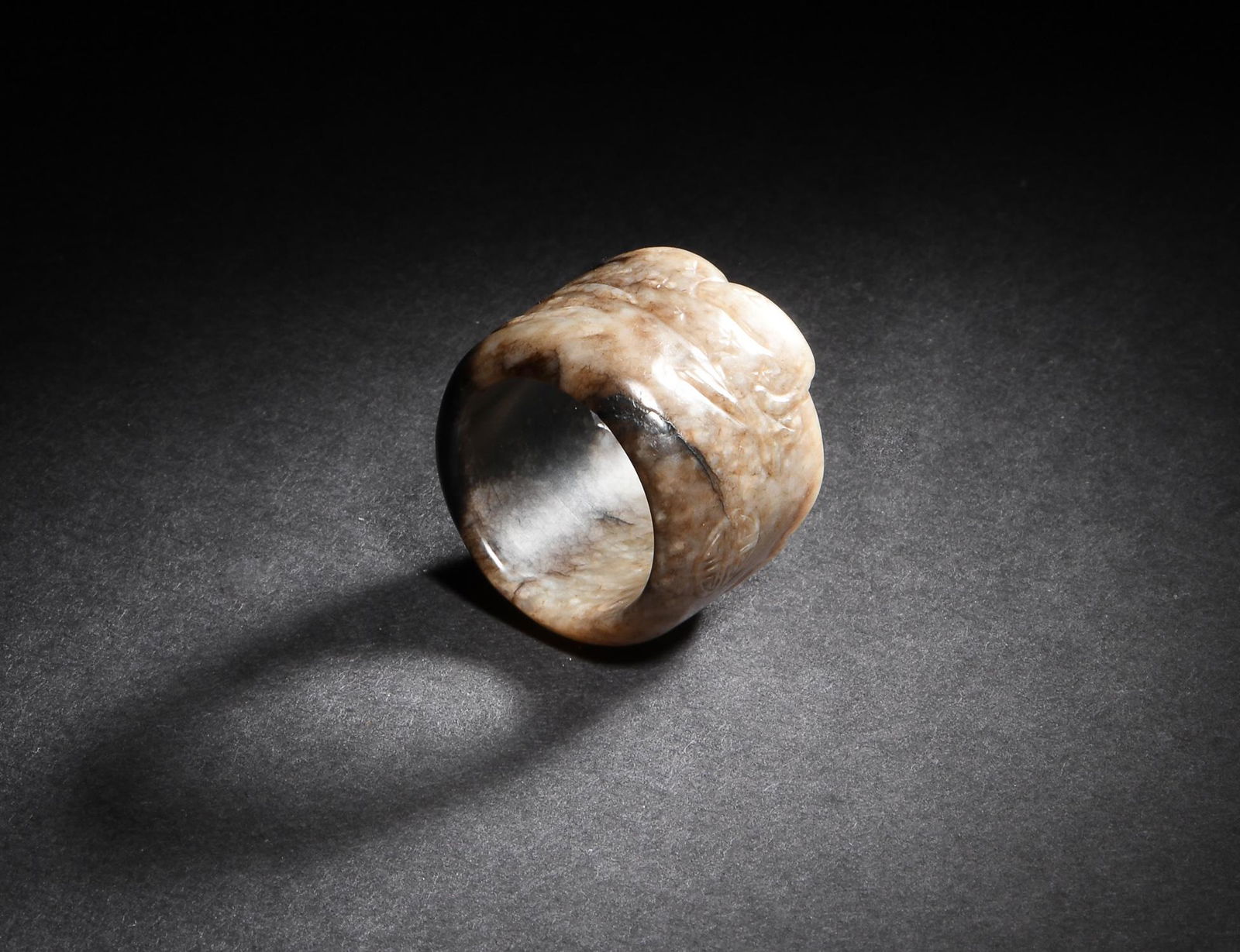 Chinese Carved Jade Archer's Ring, Ming Dynasty (1 of 5)