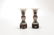 Chinese Pair of Famille Rose Gu Vases, 19th Century - 4
