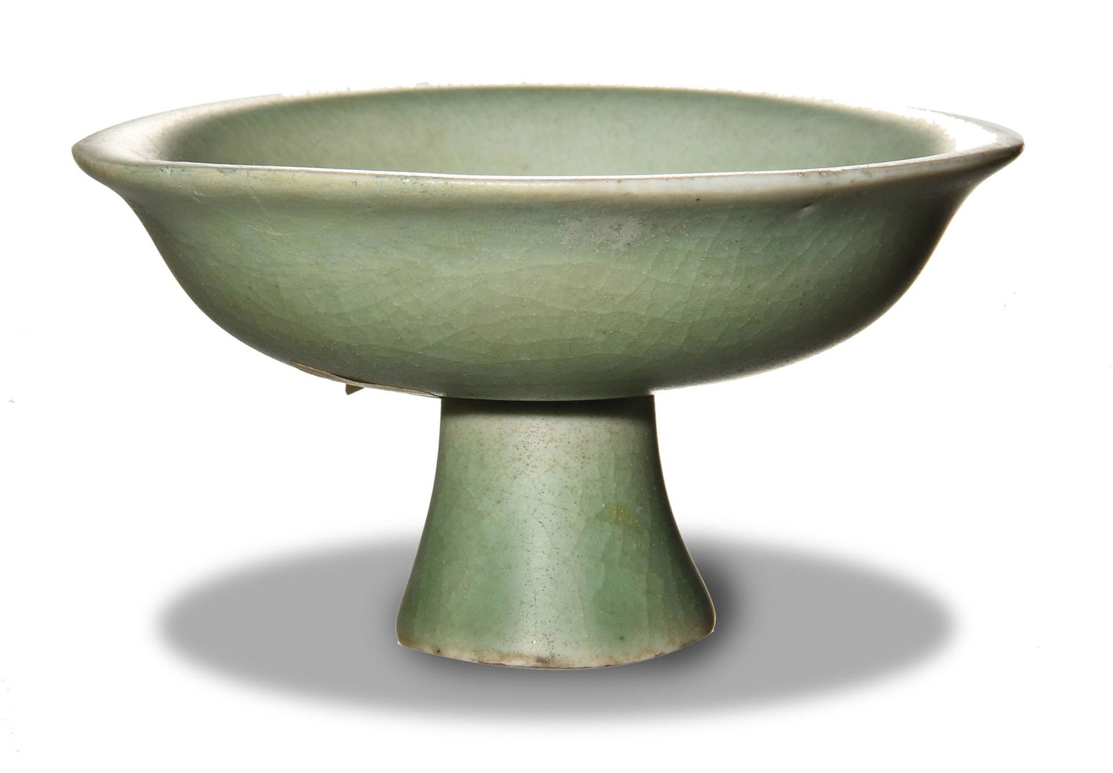 Chinese Longquan Celadon Stem Cup, Ming (1 of 5)