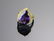 14K Gold, Amethyst & Diamond Ring - 2