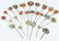 25 Chinese Silver, Jadeite, Agate Hairpins 19th C