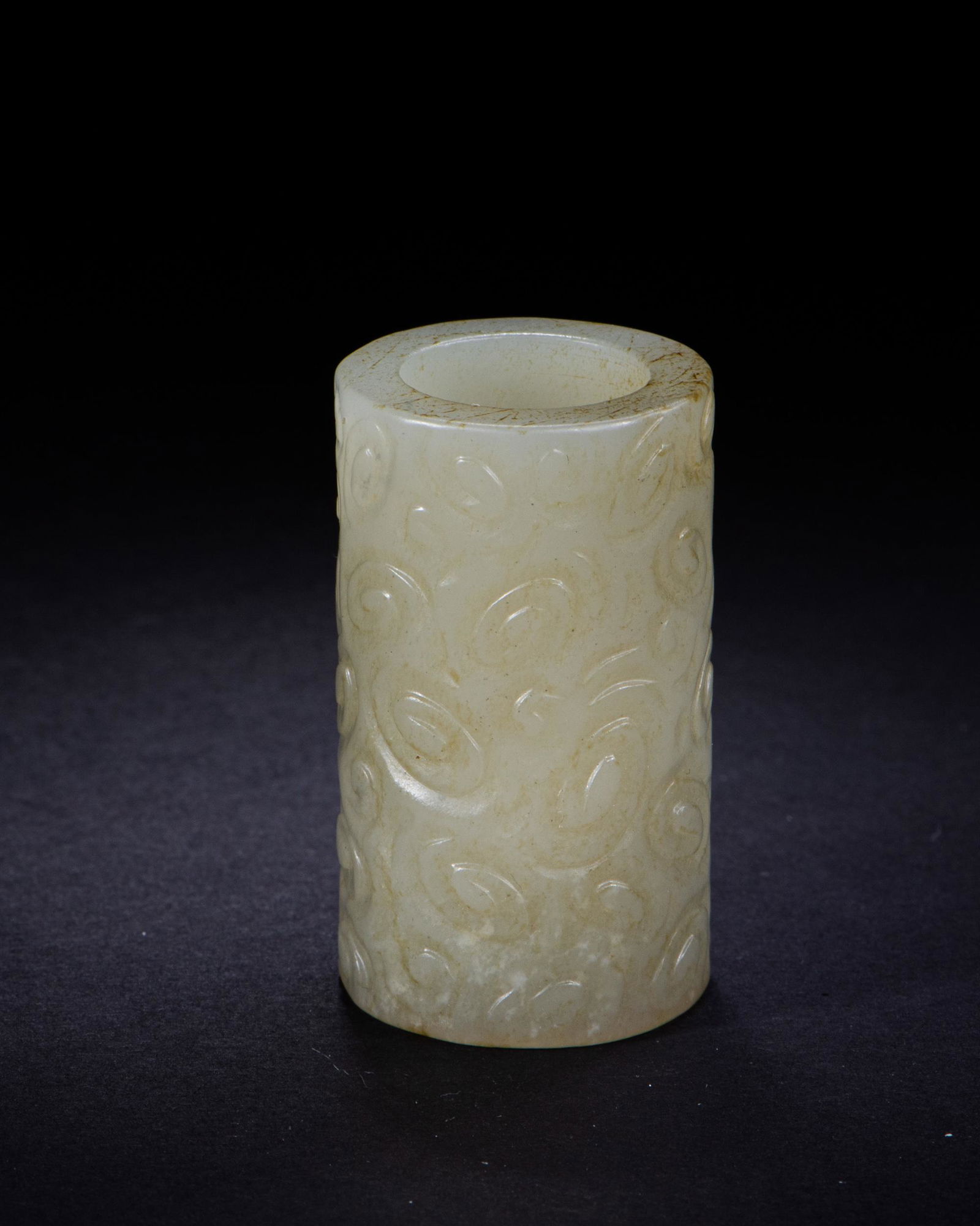 Chinese Hetian Jade Tube, 18th-19th Century (1 of 8)