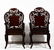 Pair of Marble-Backed Chinese Chairs, 19th Century - 8