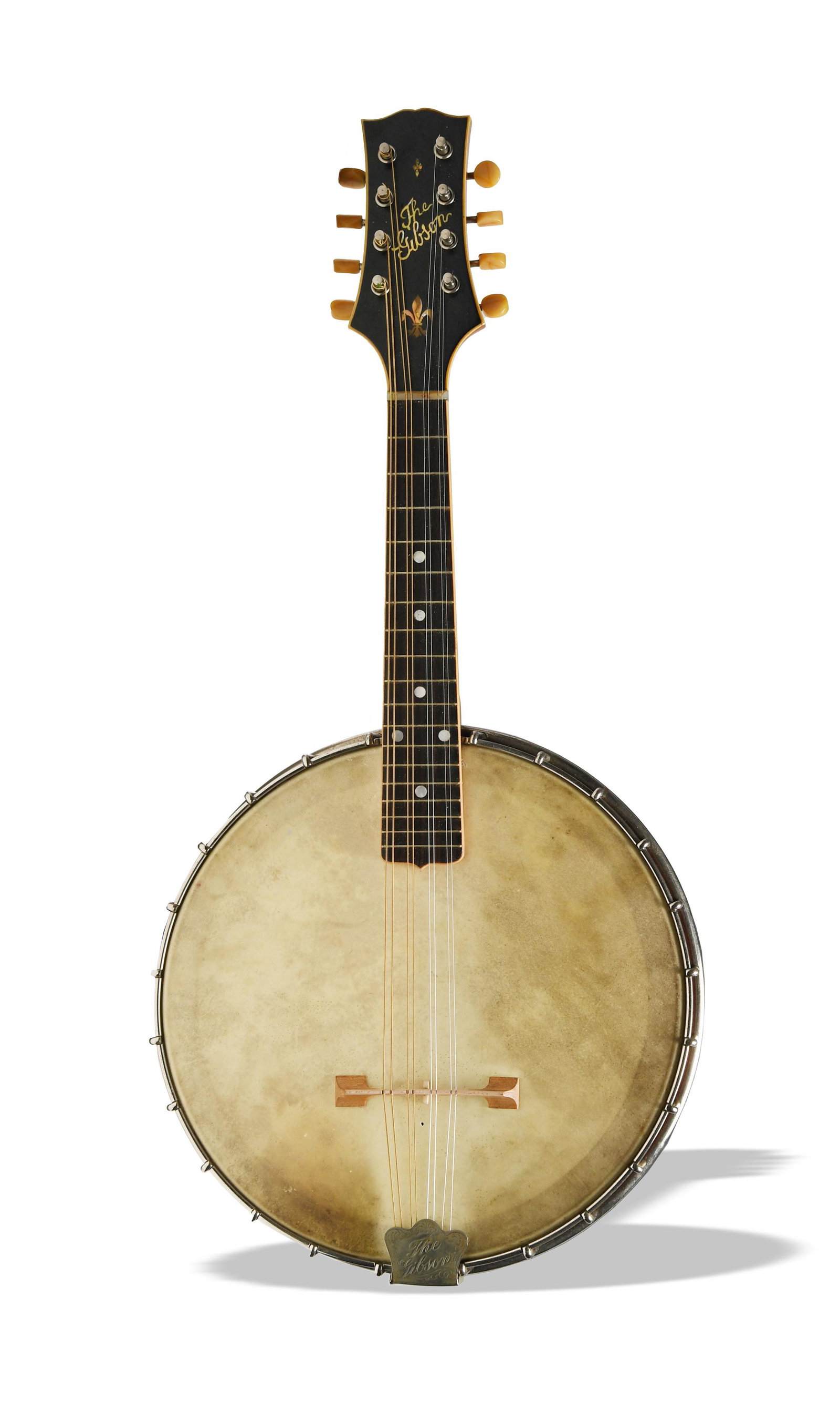 Rare 1918 Gibson Mandolin Banjo Pre-Catalog MB-3: Rare 1918 Gibson Mandolin Banjo Pre-Catalog MB-3: rare all original pre-catalog model with original goatskin head. Serial no. 674, XXX banjo head from Joseph Rogers Sons. This example dates to 1918 an