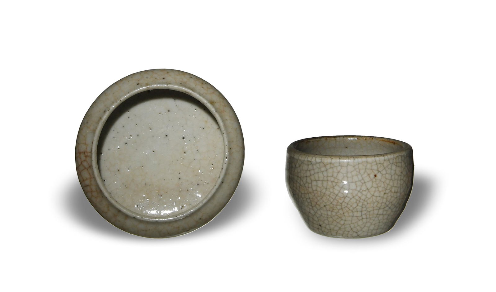 2 Chinese Ge Glazed Washers, 18th Century (1 of 6)