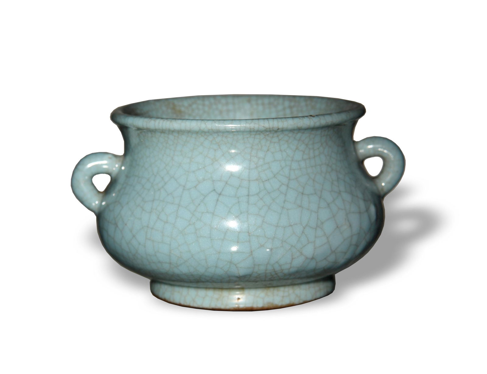 Chinese Ge Glazed Incense Burner, 19th Century (1 of 6)