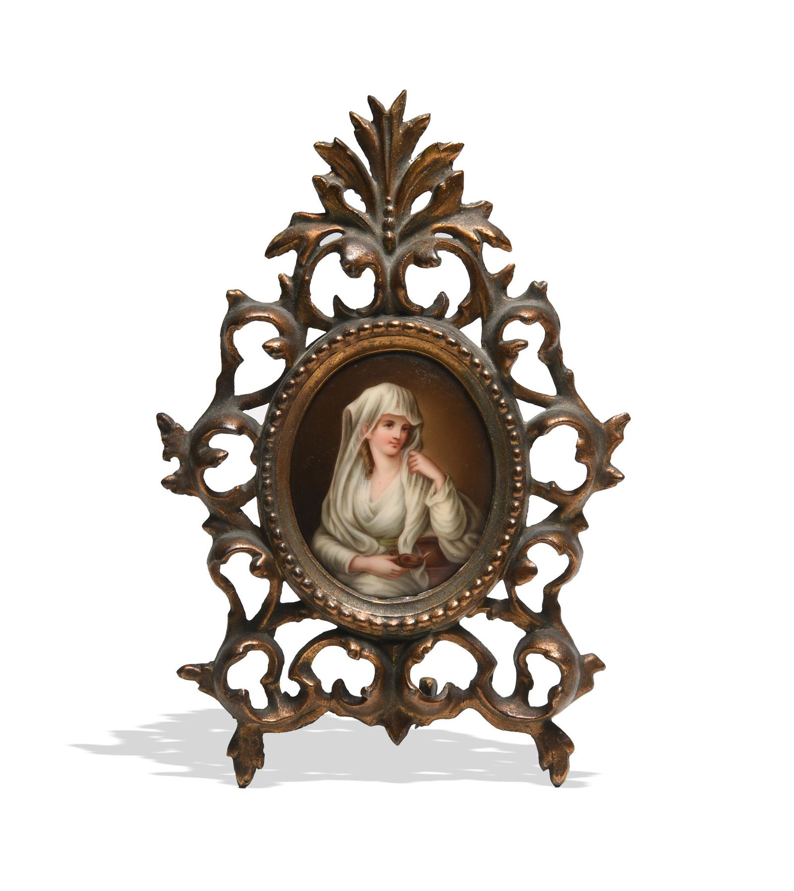 Continental Porcelain Plaque in NB and IW Frame (1 of 7)