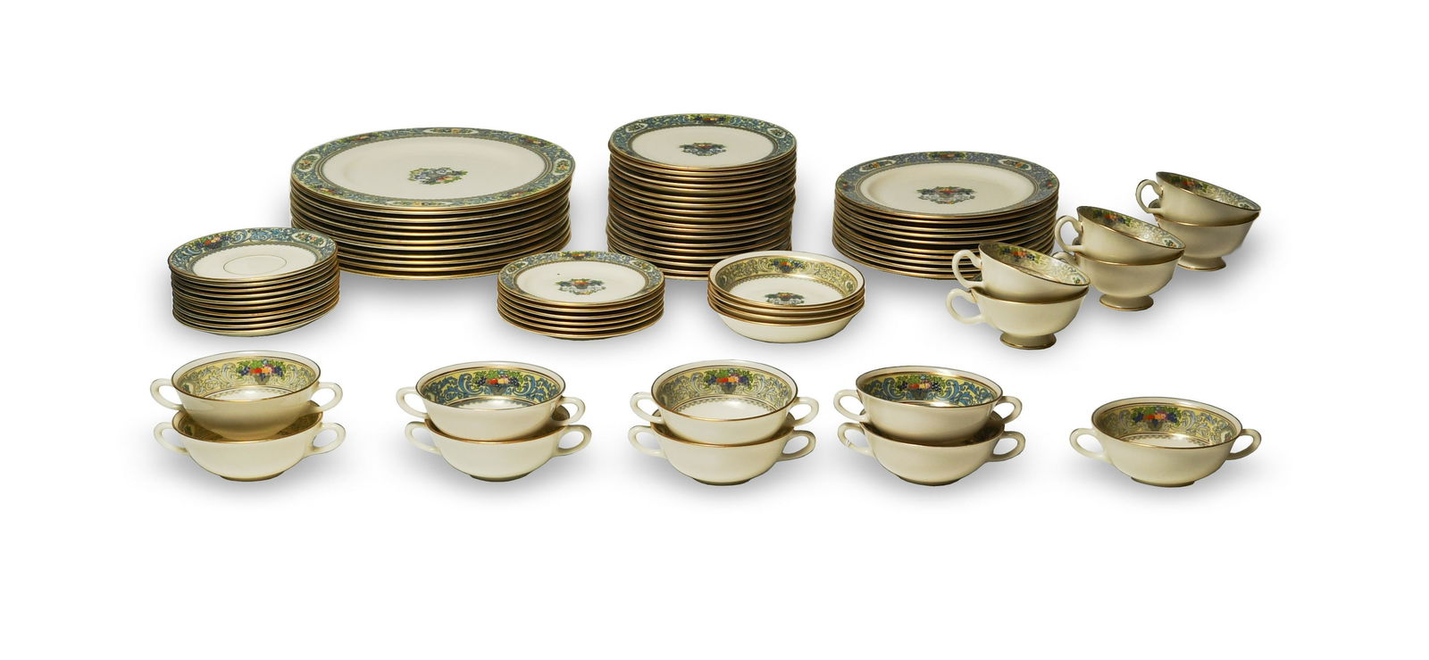 74 Piece Lenox "Autumn" China Set (1 of 9)