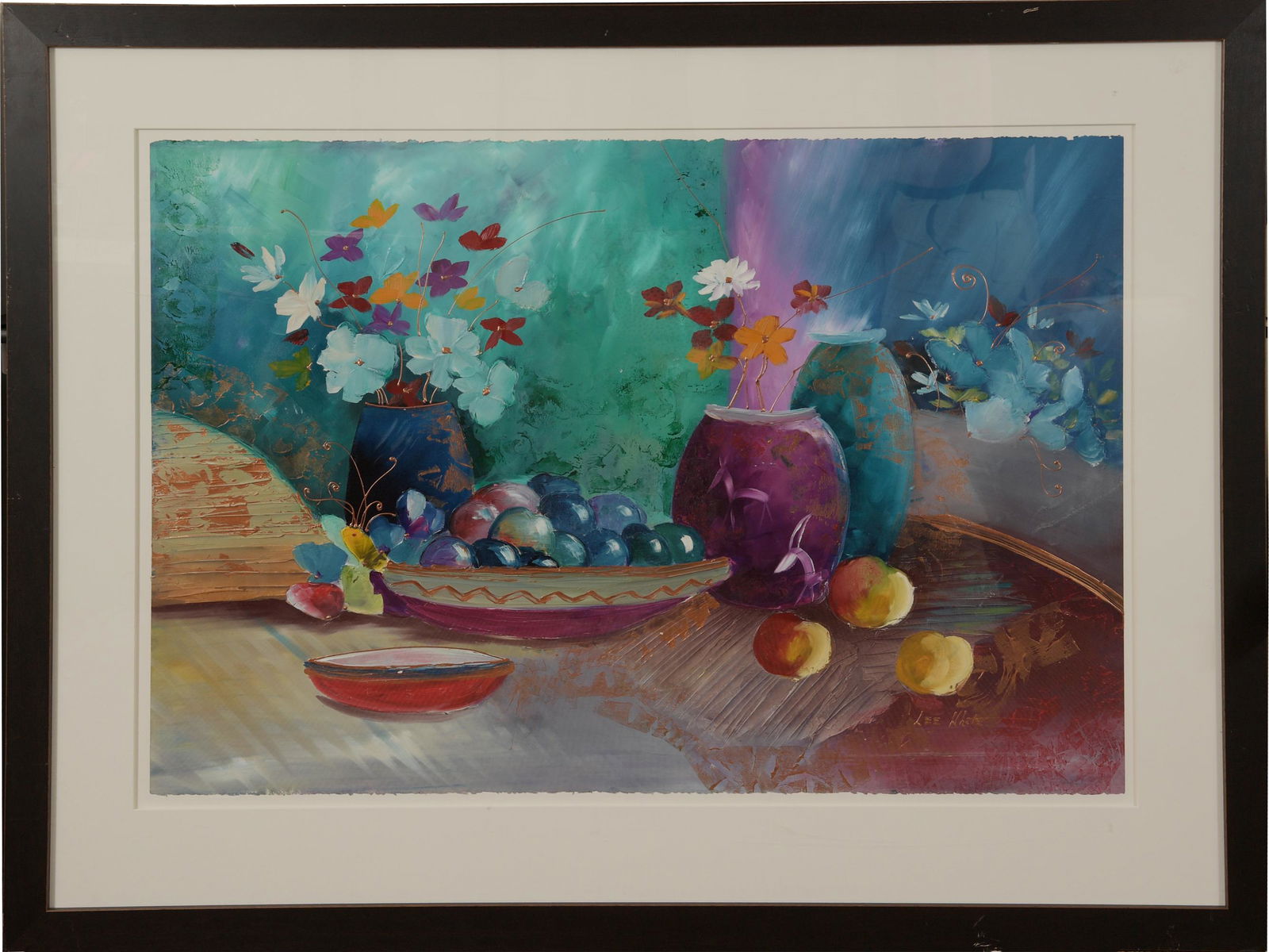 Lee White, Untitled Still Life Acrylic on Paper (1 of 6)