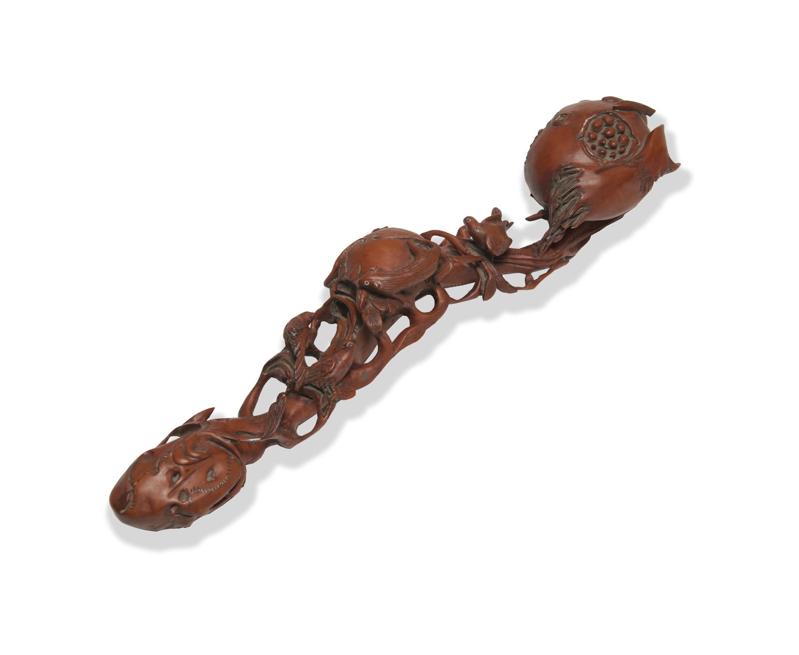 Chinese Carved Ruyi Scepter, Modern (1 of 7)