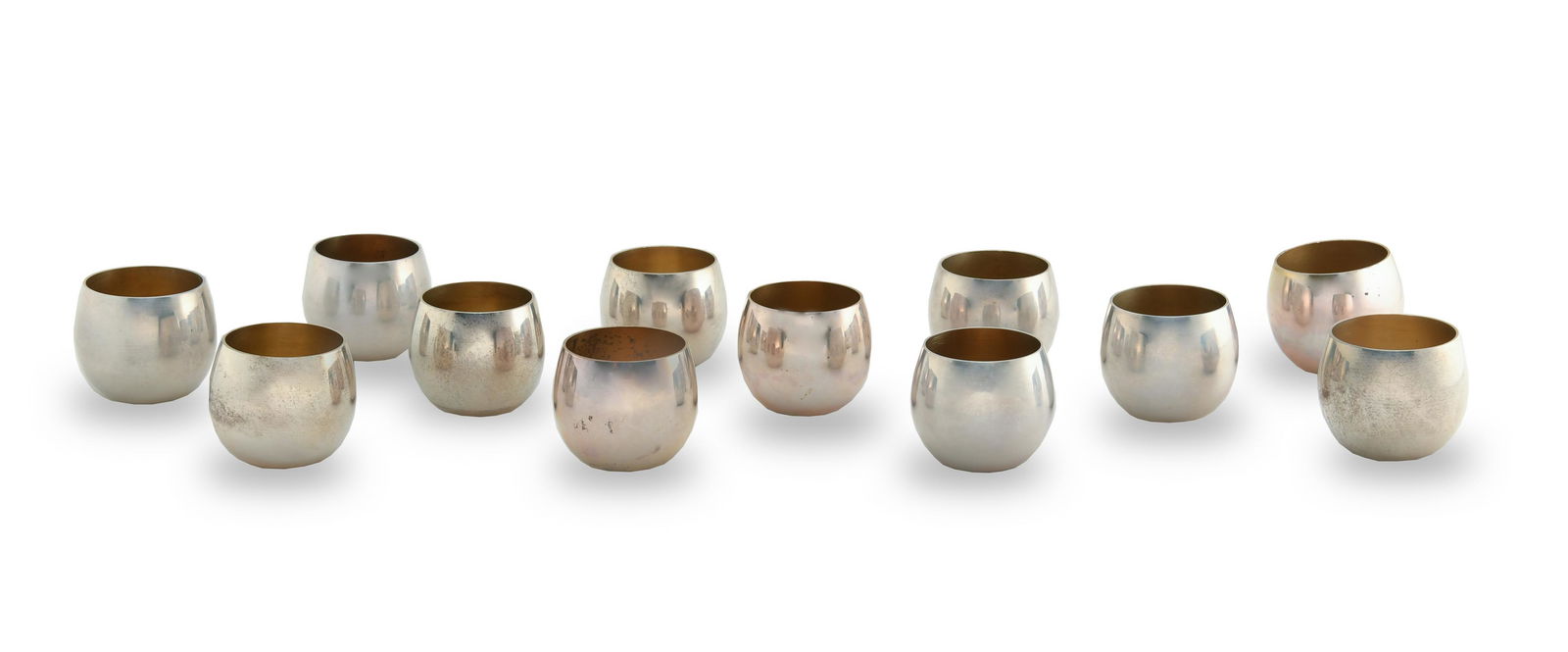 12 Tiffany and Co. Sterling Silver Shot Glasses (1 of 6)